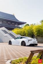 Lexus LC500 Hybrid on Vossen Wheels (HF-1) 2018 года (JP)